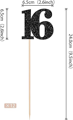 Miniatura 10 de 12 piezas de centro de mesa con purpurina para 50 cumpleaños, número 50, decoración para decoración de 50 cumpleaños, aniversario, fiesta, centro de