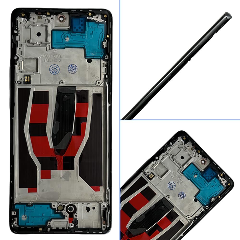 IYAiYO Schermo OLED Completo Per OPPO Reno 10 CPH2531 | Display Touch Con Kit Di Strumenti Per Sostituzione | Nero