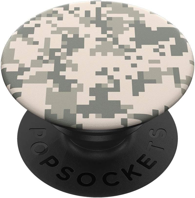 PopSockets: PopGrip Expanding Stand and Grip with a Swappable Top for Phones & Tablets - Digital Camo