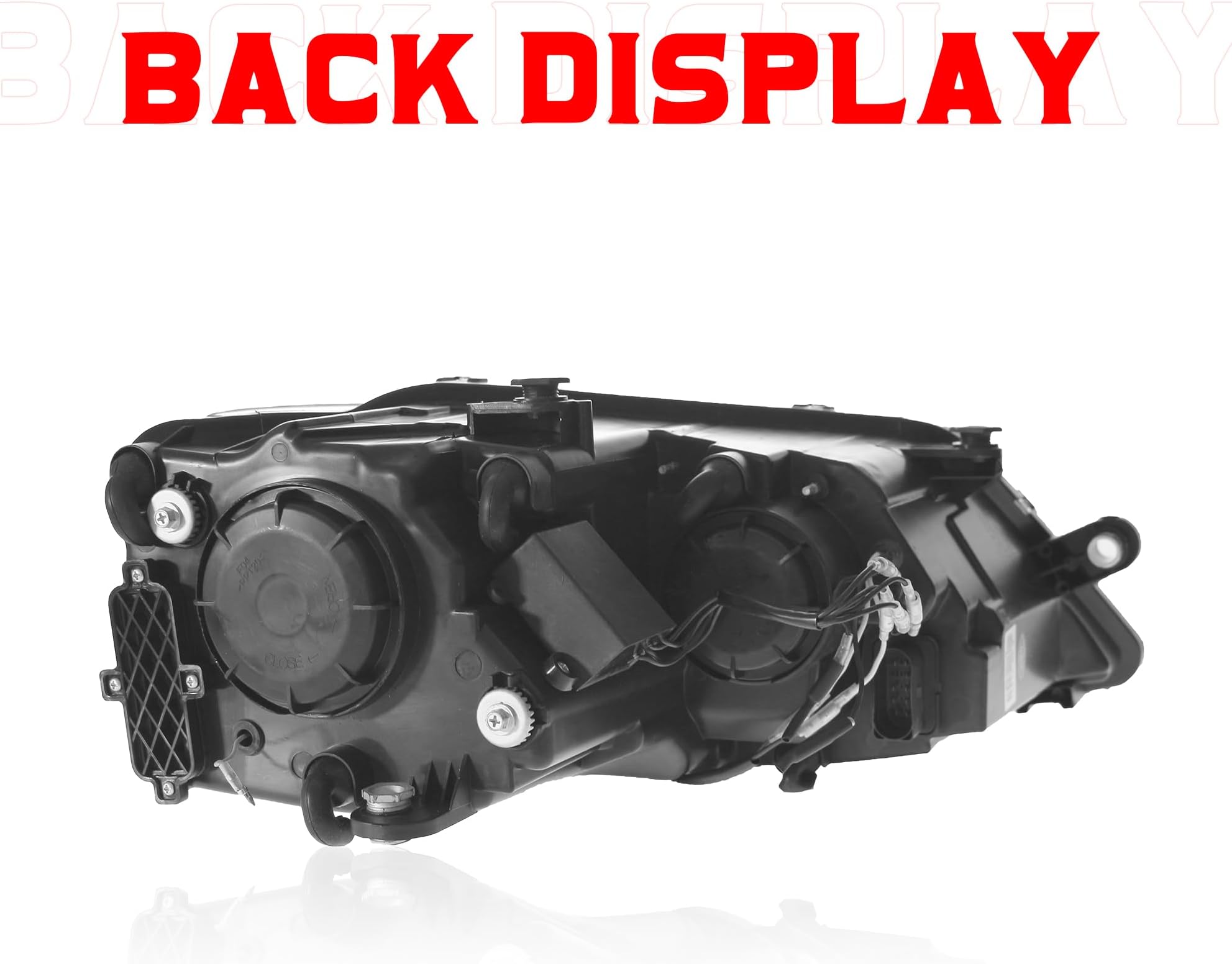 Headlights Assembly 2012-2018,Halogen Headlight Replacement,Not for Xenon/HI-D Headlight,with DRL Start Up Animation Sequential Turn Signal,1 Pair