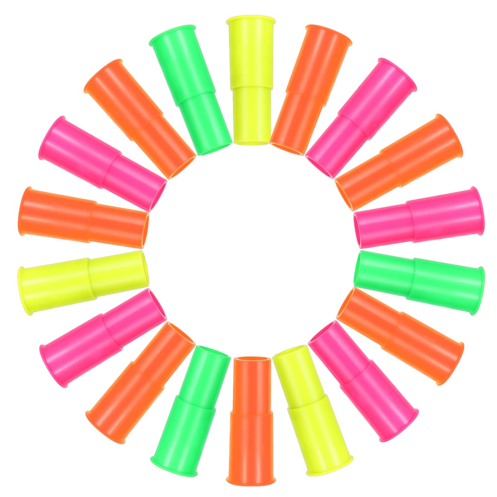 18 Pcs Party Whistles for Kids, Plastic Siren Noise Makers, Durable kids Whistle Maker Toy, 4 Color Party Noise Makers for Birthday Party Favors, Piñata Fillers, Treasure Box Prizes