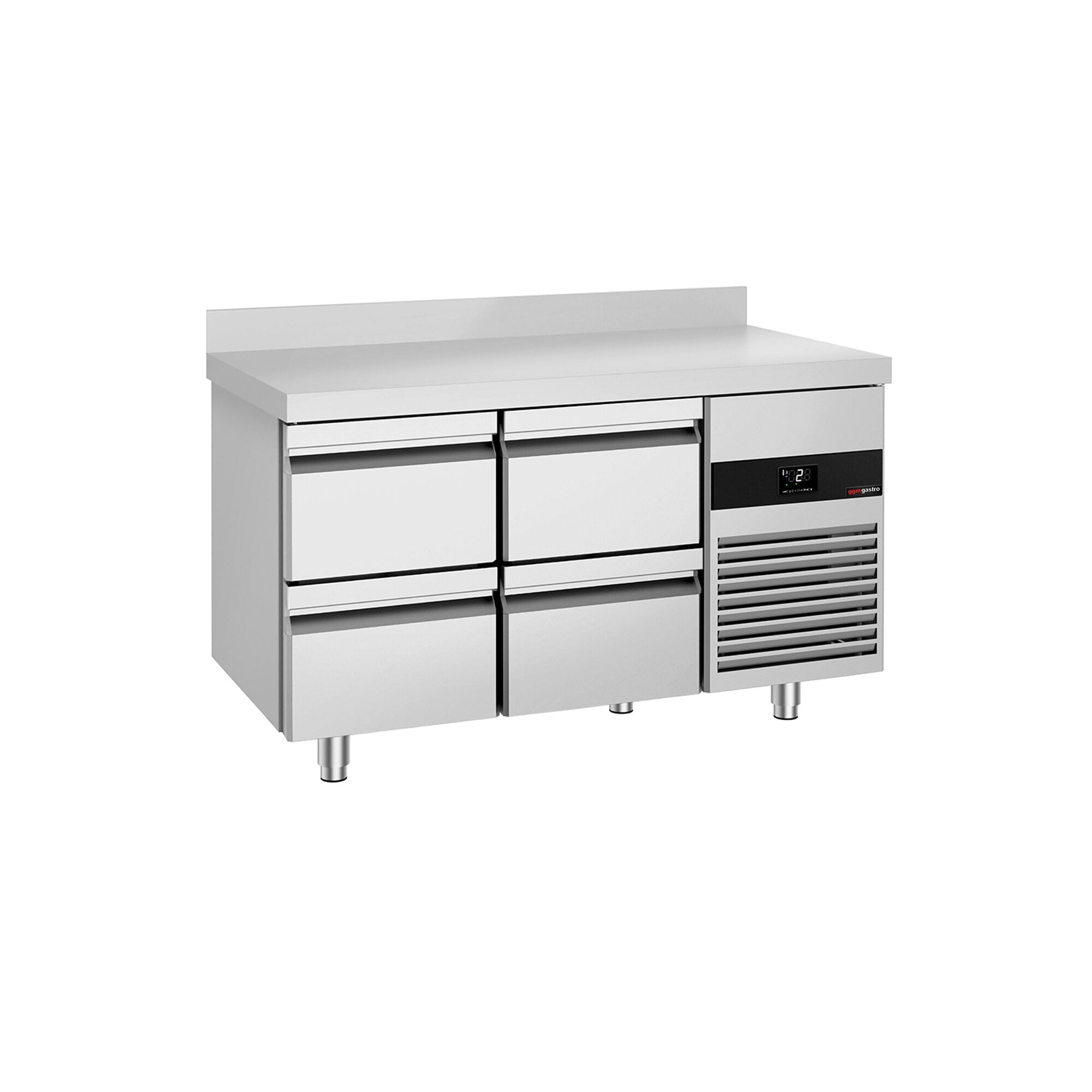 GGM Gastro Kühltisch PREMIUM 1400x700mm mit 4 Schubladen