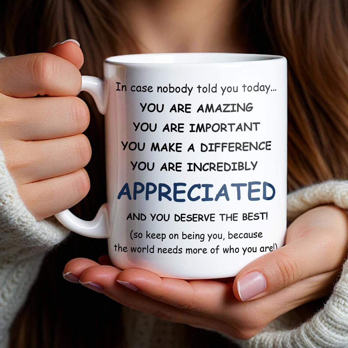 You're Amazing Gifts For Women, Inspirational Coffee Mugs For Women Men, Funny Motivation Cup, Encouragement Birthday Gift For Coworkers Friends, Inspirational Thank You Gifts For Her Him - Image 5