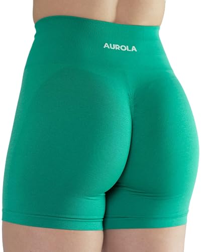 AUROLA Intensify Workout Shorts for Women Seamless Scrunch Short Gym Yoga Running Sport Active Exercise Fitness Shorts