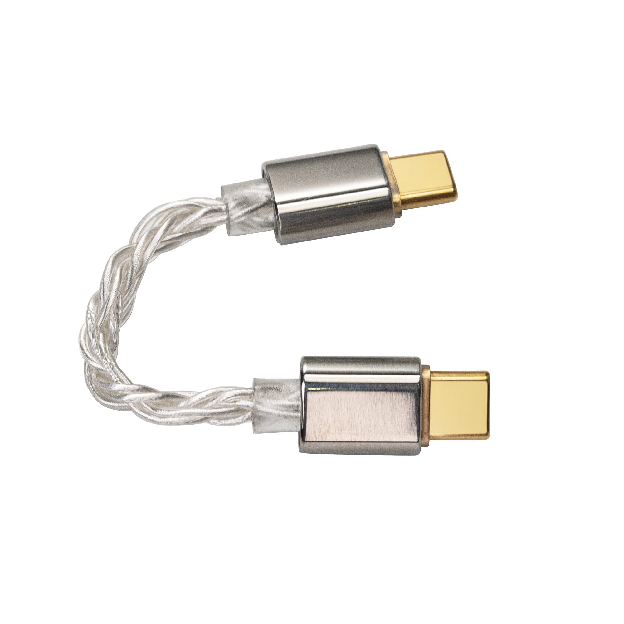 iBasso Audio CB18 アイバッソ オーディオケーブル OTGケーブル CtoC/CtoL ポータブルOTG対応ケーブル Android/iOS/Lightning ライトニング タイプC Type-C オーディオ DAC イヤホン 変換アダプタ Cable【国内正規品】 (【CB18】USB-C to USB-Cモデル)