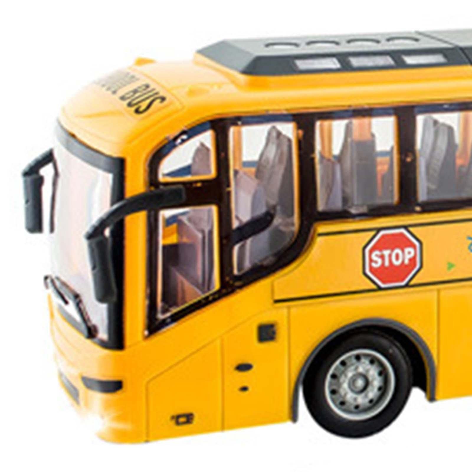 Autobús Escolar RC, Camión Electrónico, Autobús con Control Remoto por Radio, Cumpleaños, Amarillo