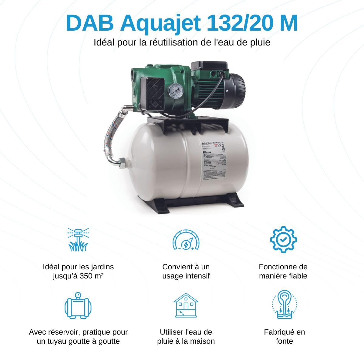 Pompa di pressurizzazione DAB Aquajet 132 M