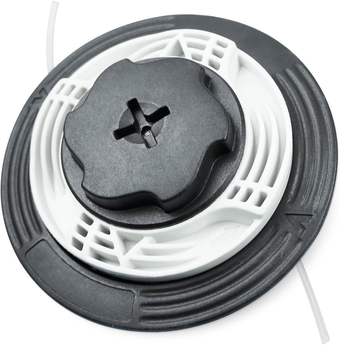 Euros AutoCut C6-2 Tête de débroussailleuse à chargement facile pour Stihl FS38 FS40 FS50 FSE81 Remplace 4006 710 2126