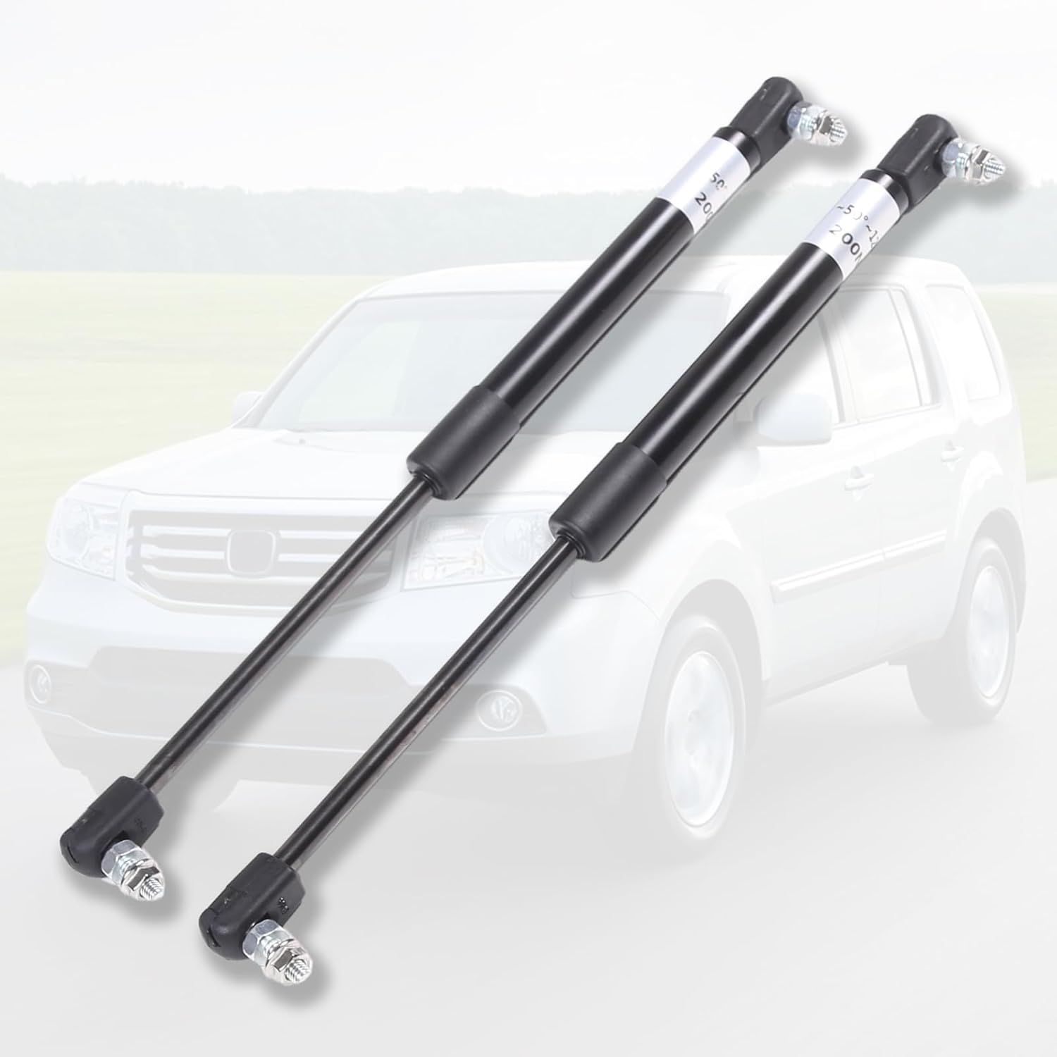 Compatible with Honda Pilot 2015 2016 2017 2018 2019 2020 2021 2022 Hydraulic Hood Struts,2Pcs Front Hood Lift Supports,Hydraulic Gas Powered Hood Lift Shocks Bar Springs Props Support Assist Kits