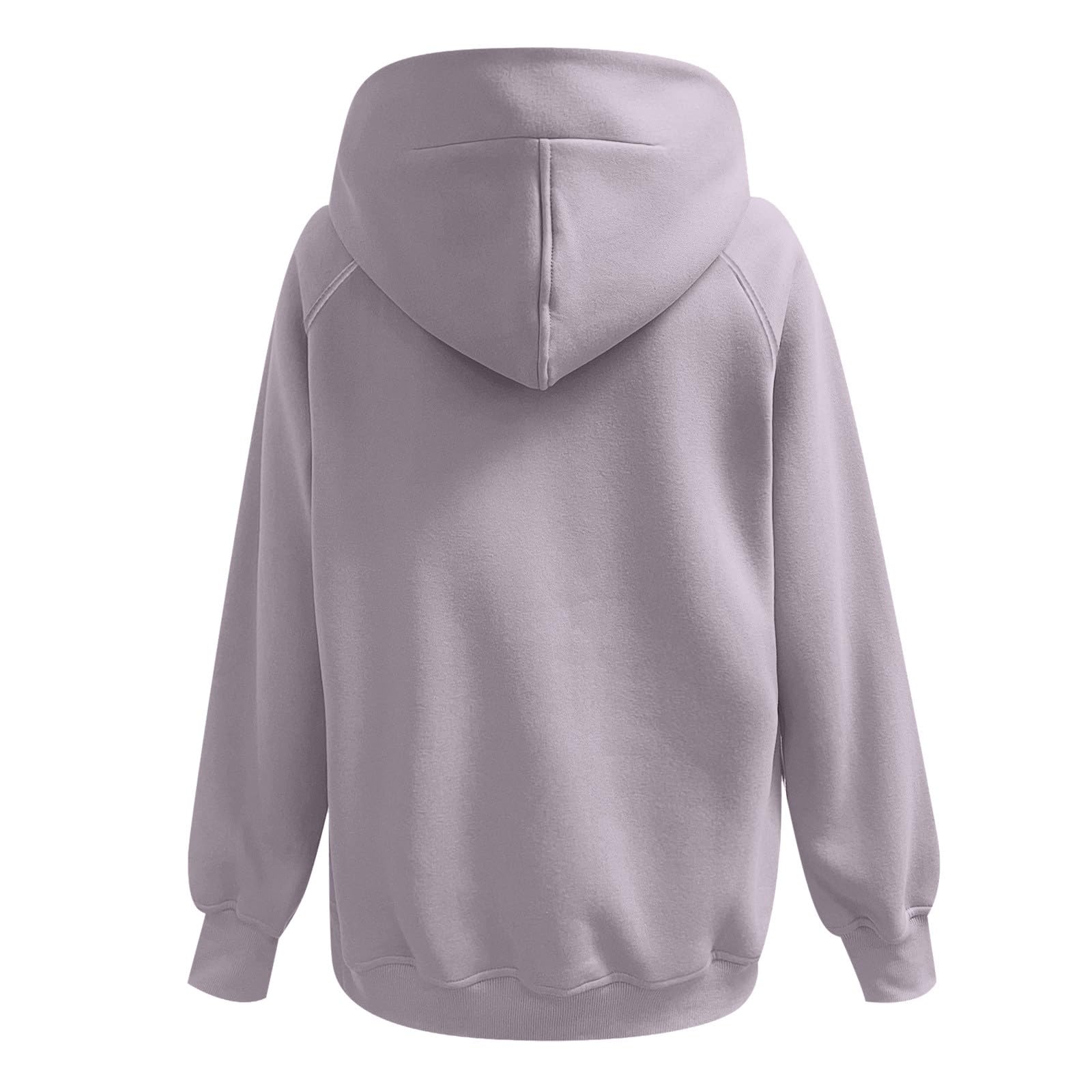 Generico Felpa Donna Invernale Felpe Donna con Cappuccio Hoodie Manica Lunga Aperto con Tasche E Cerniera Giacca Sportiva Leggera Casual Curvy Elegante per Il Tempo Libero Sport