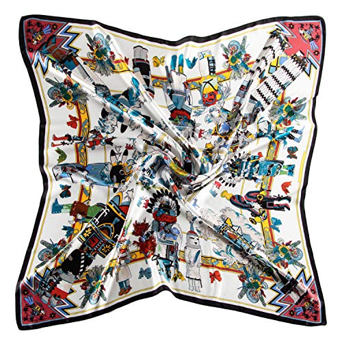 RIIQIICHY 100% Pure Mulberry Silk Scarf for Women 35