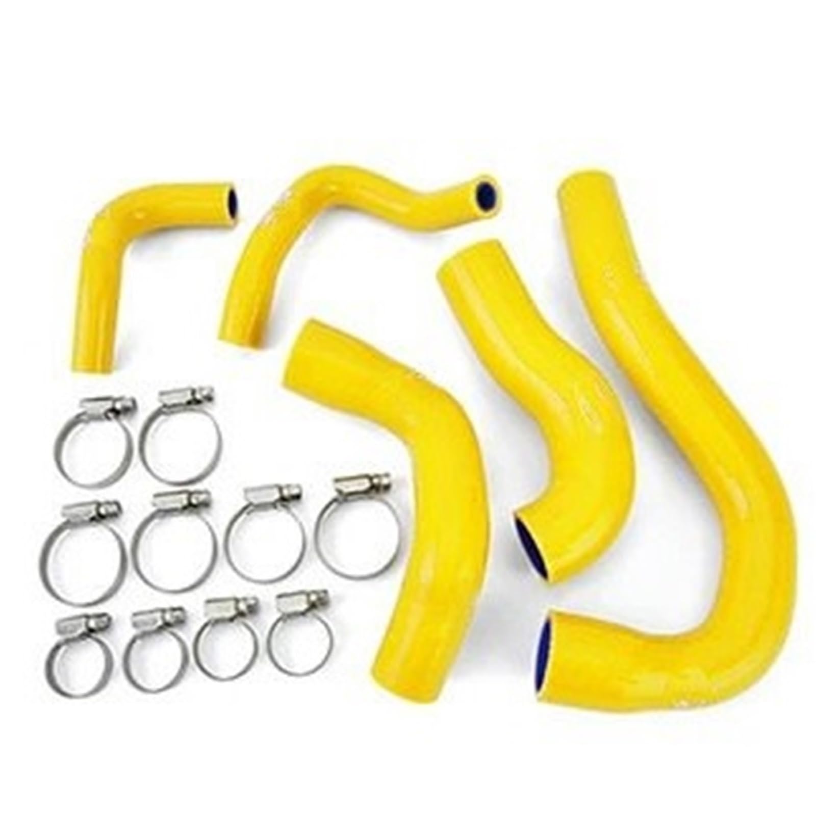 Manguito Turbo Kit de Manguera de refrigerante de Silicona para Yamaha MT-09, XSR900, MT09, Tracer 900, GT 9, GT 900, GT FZ09, FJ09, FZ09, FZ MT09. Manguera de intercooler(Gold)