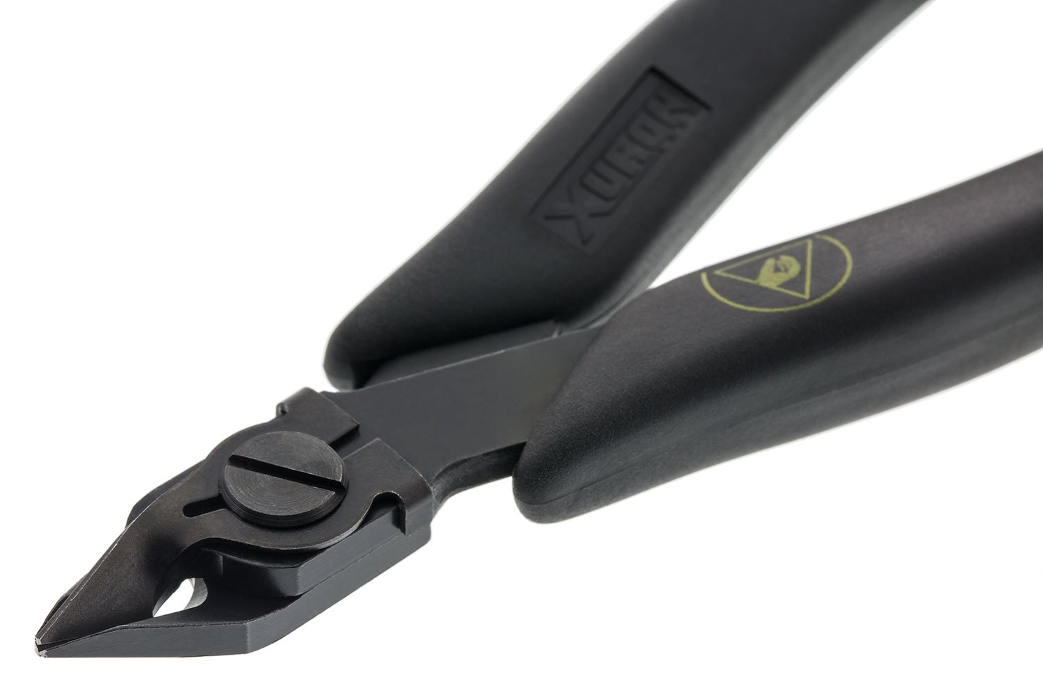 Xuron - 9200ASF Tapered Head Micro-Shear® Flush Cutter - ESD Safe Grips, Lead Retainer