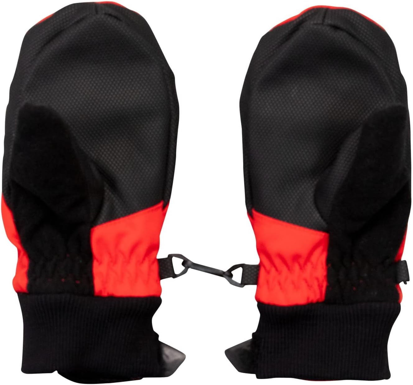 Obermeyer Kids Thumbs Up Mitten for Toddlers and Little Kids - Snug Ribbed Cuffs, Functional Clip, and Adorable Mittens Red XL (8 Years) One Size