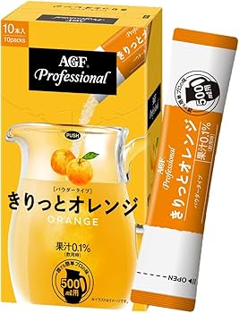 Amazon.co.jp: AGF プロフェッショナル きりっとオレンジ 500ml用 10本
