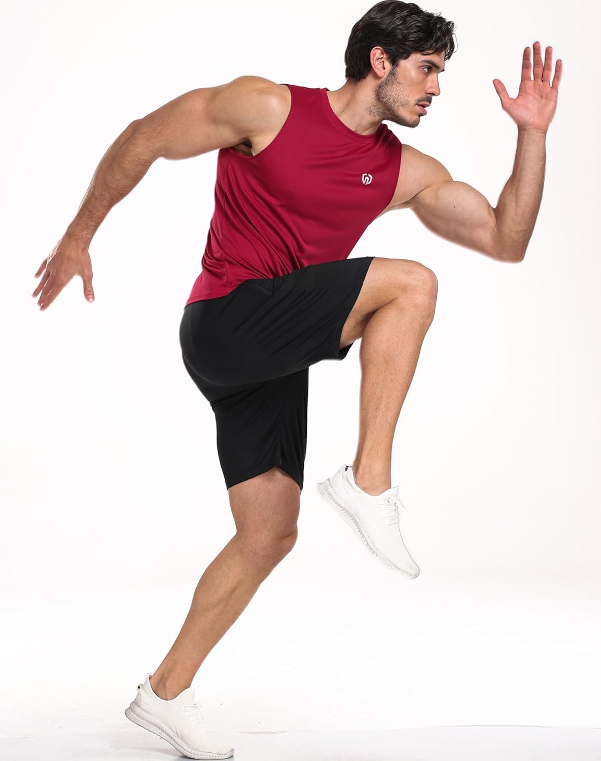 NELEUS Men's Dry Fit Workout Running Muscle Tank Top - Image 6