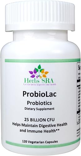 ProbioLac - Mezcla Probiótica Avanzada - Apoya la salud intestinal y el equilibrio digestivo - 20 mil millones de UFC, 10 cepas probióticas -
