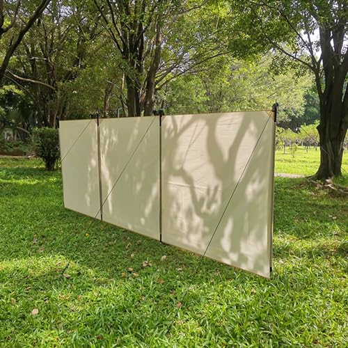 Camping Windbreaks Stove Windscreen Waterproof Oxford Cloth, Camping Beach Windshield Shelter, Backpack Portable Sunshade Screen, Outdoor Caravan Privacy Fence, for Garden Grills BBQ Picnic