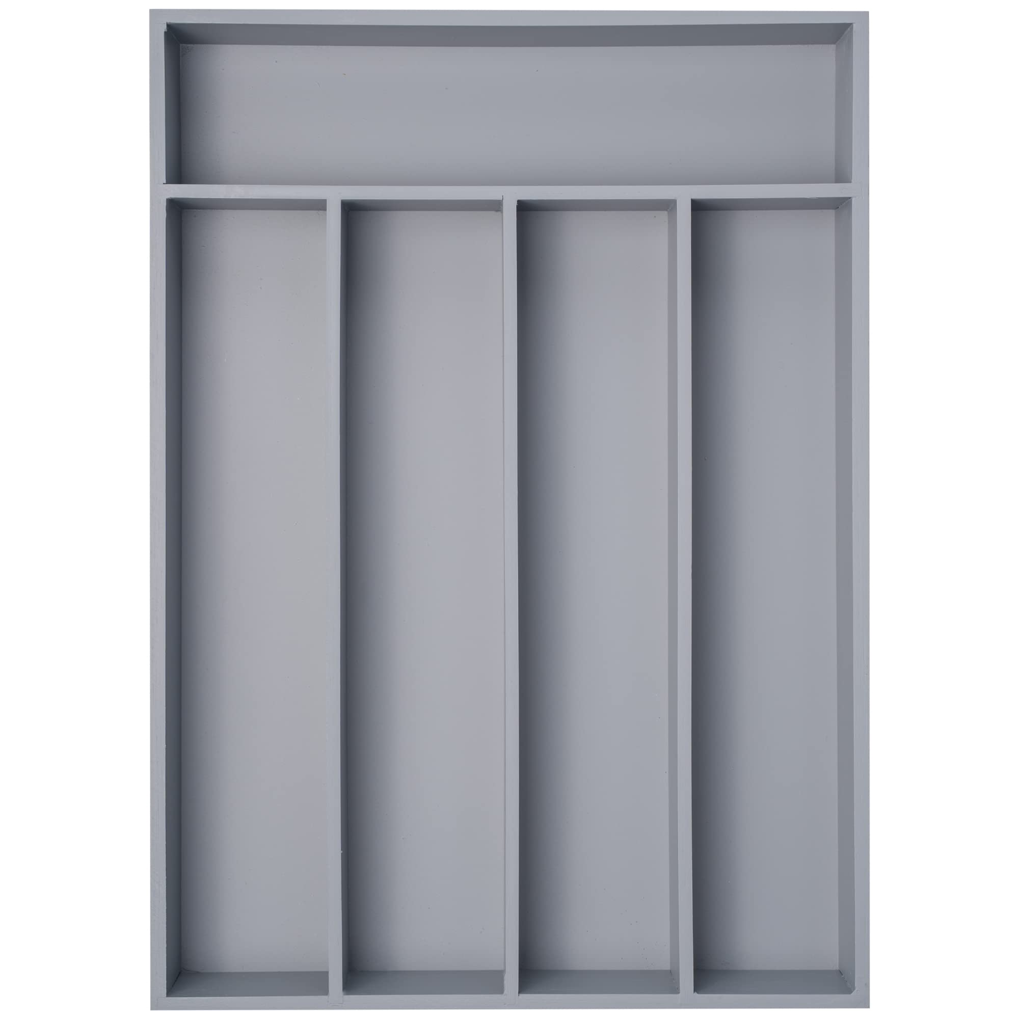 Besilord Bamboo Silverware Holder (Gray)