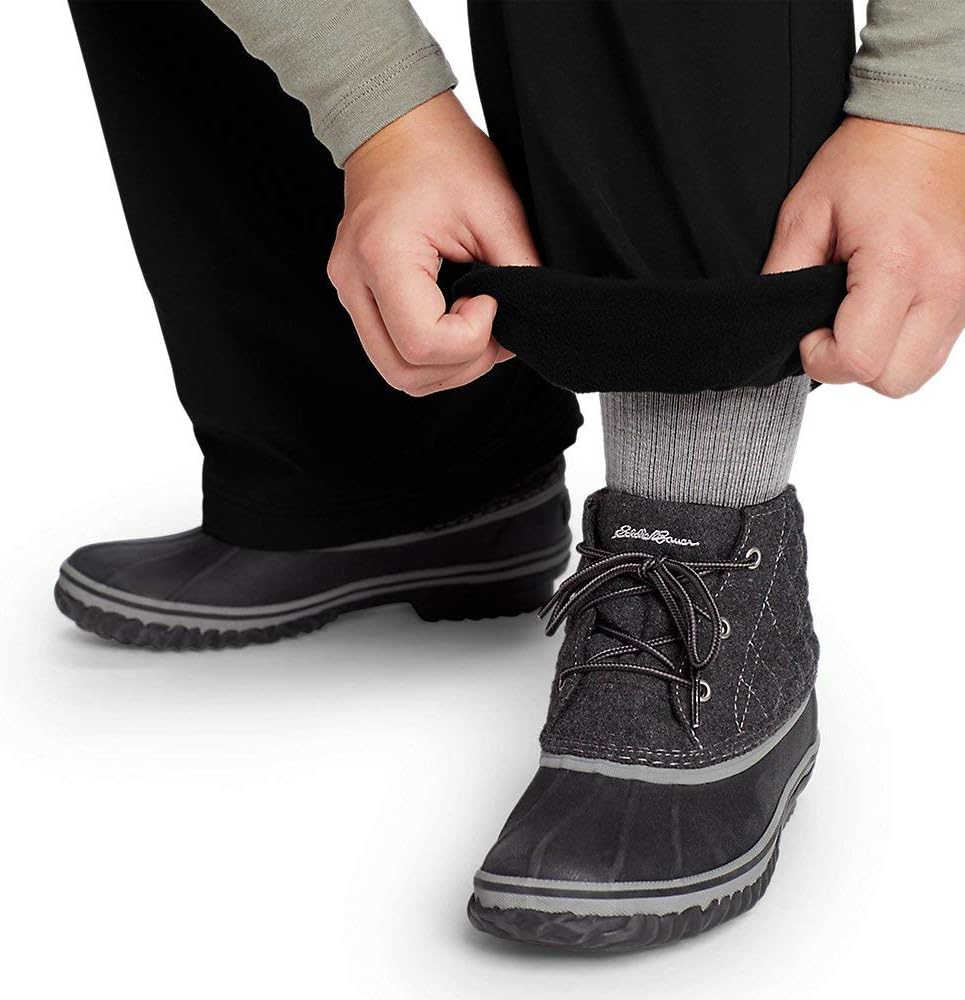 Eddie Bauer Women's Polar Fleece-Lined Pants 4 Black