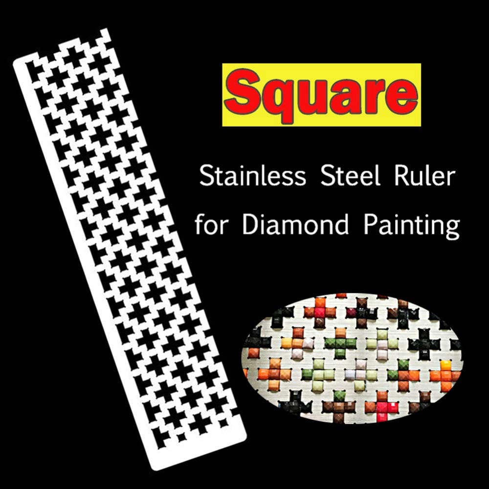 LIFKOME Règle De Diamant En Acier Inoxydable Pour Le Dessin, Design En