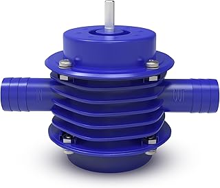 ORIENTOOLS Drill Power - Bomba de agua azul para taladro de 2400 l/h, 2000-3000 RPM, uso de agua de aceite líquido, color azul