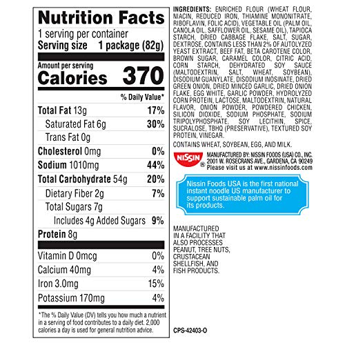 Image of Nissin Cup Noodles Stir Fry Noodles in Sauce, Korean BBQ, 2.89 Ounce (Pack of 12)