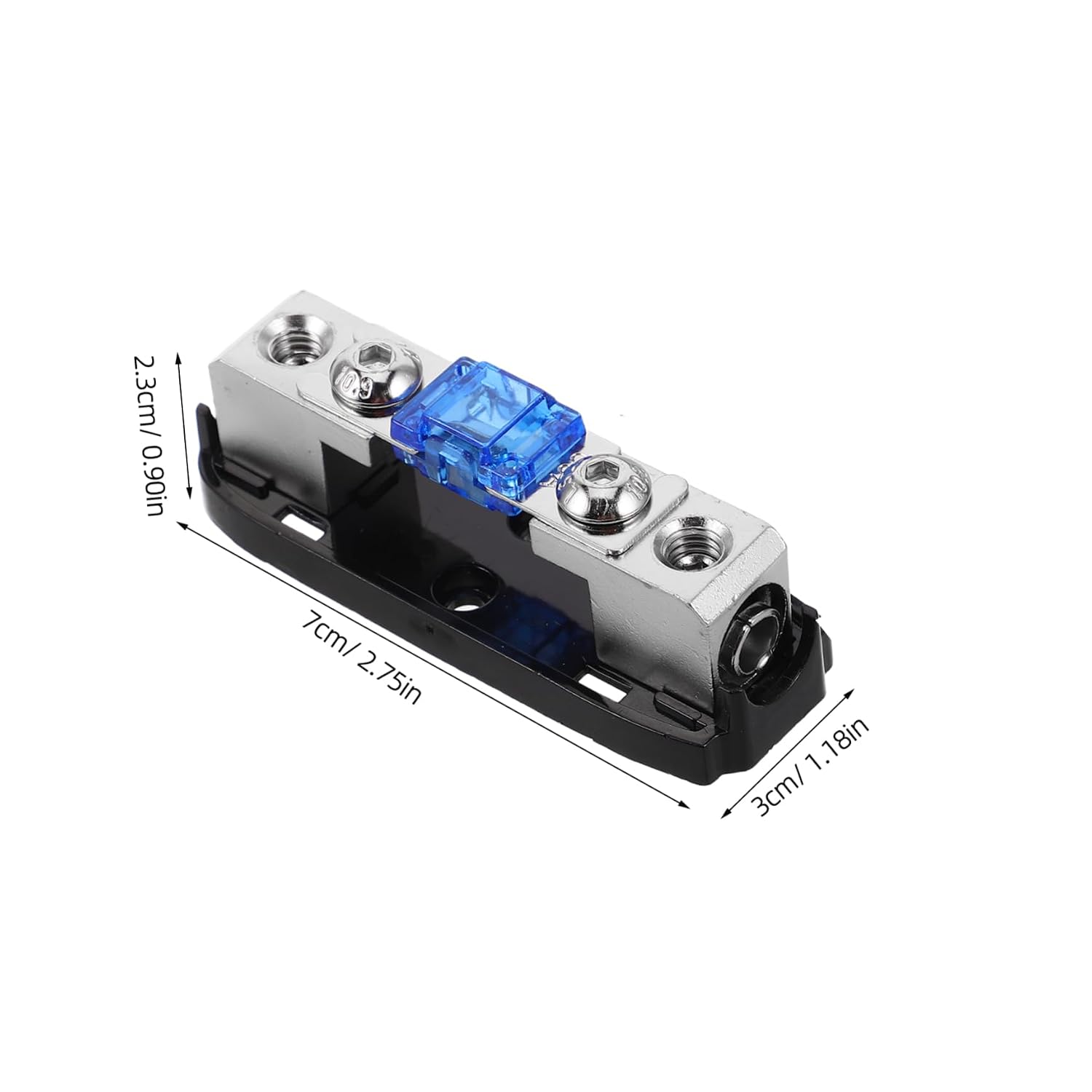 Sosoport Inline Fuse Holder - Style Waterproof Automotive Fuse Holder 60a for Car Audio Systems High-Power Amplifiers Studio Home and Automotive