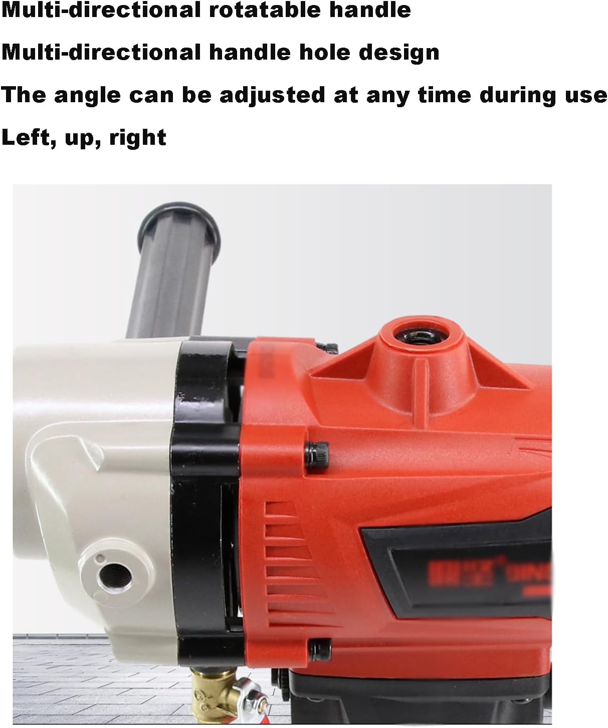 Handheld electric core drill, concrete core drill, drilling diameter 130mm, can be used wet or dry, used for wall tile drilling