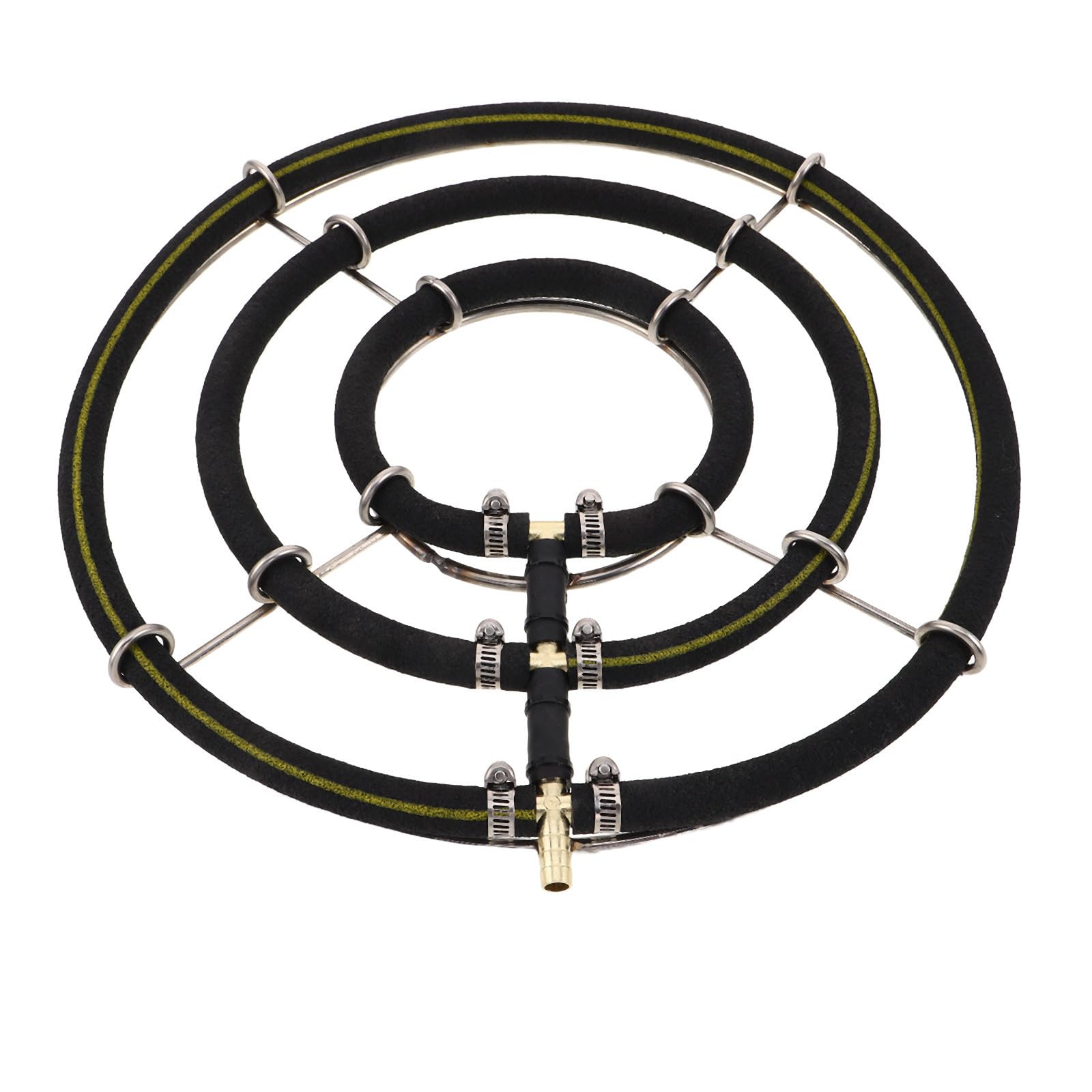 UKCOCO Difusor de Oxígeno para Acuario y Estanque de Peces, Aireador de Burbujas Finas de Acero Inoxidable, Disco Redondo para Manguera de 8mm, Adecuado para Acuarios Familiares