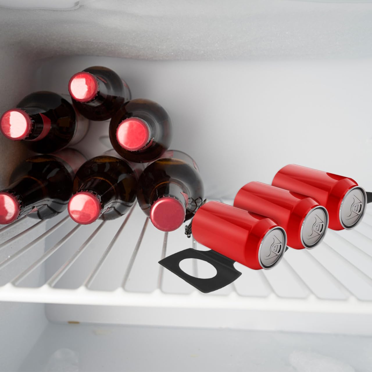UPKOCH 2 Stück Silikon-Flaschen-Dosen-Stapelmatte, Silikon-Flaschen-Stapelmatte, Stapelmatte, Dosen-Stapelmat