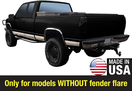 Miniatura 3 de Fabricado en Estados Unidos. Compatible con Chevy/GMC Pickup 1988-1998 de 3 puertas, cabina extendida sin guardabarros, cama corta, panel