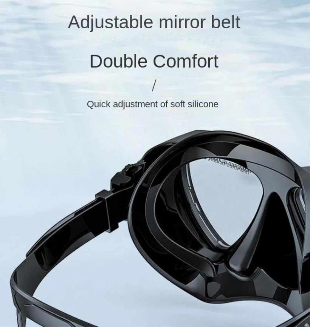 Máscara Snorkel Máscara Buceo Máscara De Esnórquel Buceo A Prueba Fugas con Equipo Antivaho Vidrio Templado Resistente A Los Impactos Equipo de Snorkel