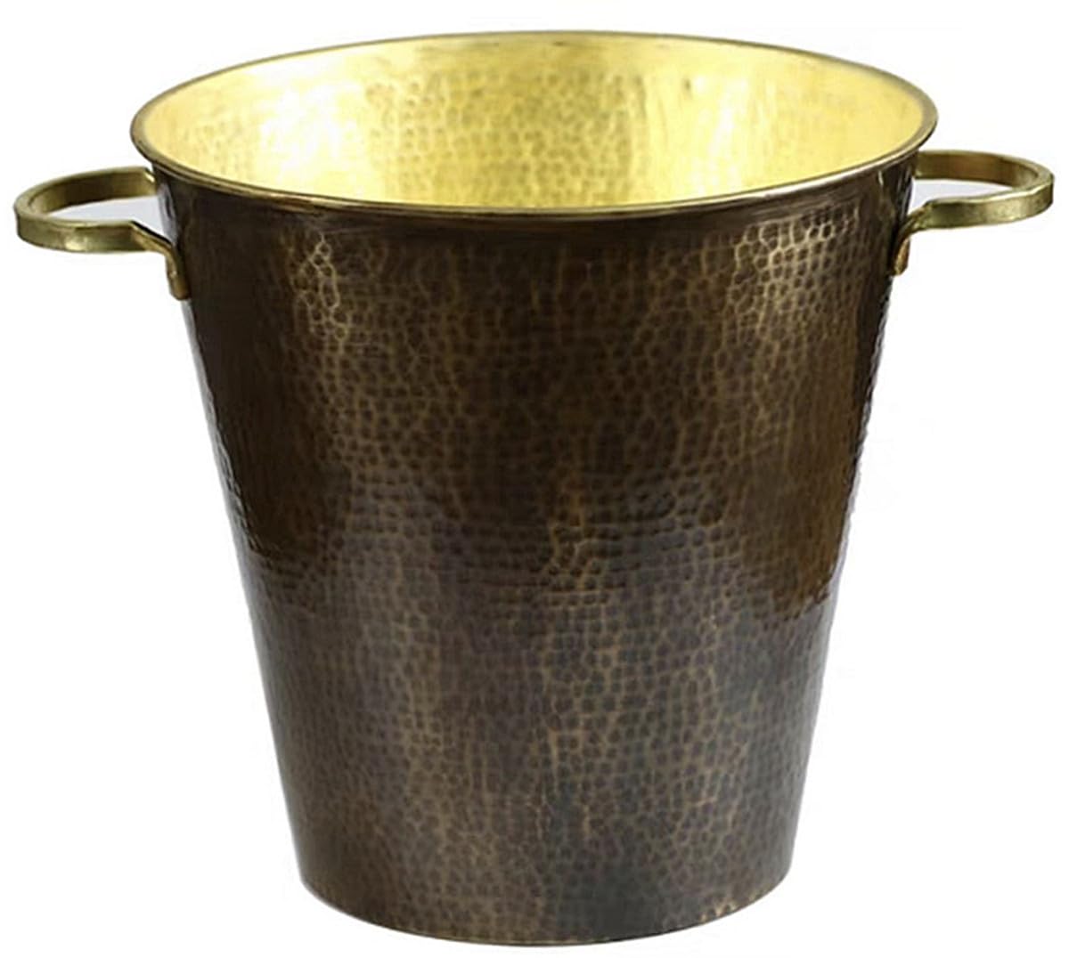 Amazon | アイスペール ワインクーラー ポータブル 真鍮のアイスペール