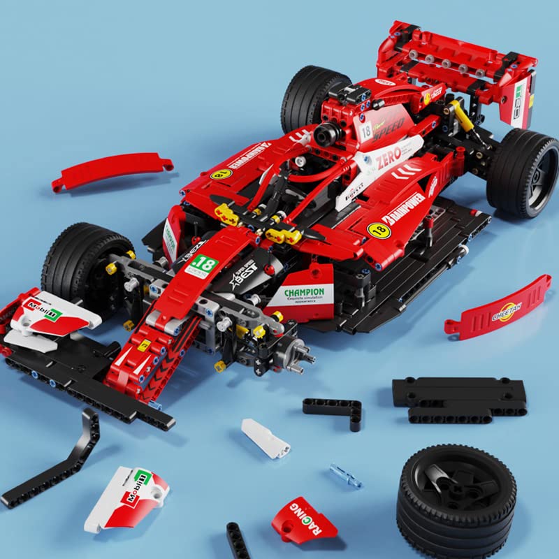 litodinogo TGL T2018 Technik F1 Rennwagen Modellauto Bausatz im Maßstab 1:10, Supersportwagen, Modellbausatz… – Bild 4