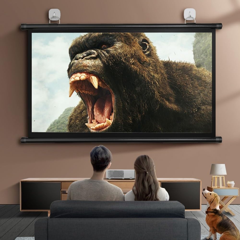 Generic 4K HD Schermo Di Proiezione A Parete Schermo Proiettore Avvolgibile