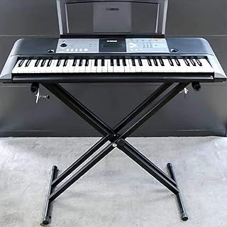 Shoze Adjustable Height Folding X Type Double-Braced Music Piano Keyboard Stand for Keyboards and Digital Pianos