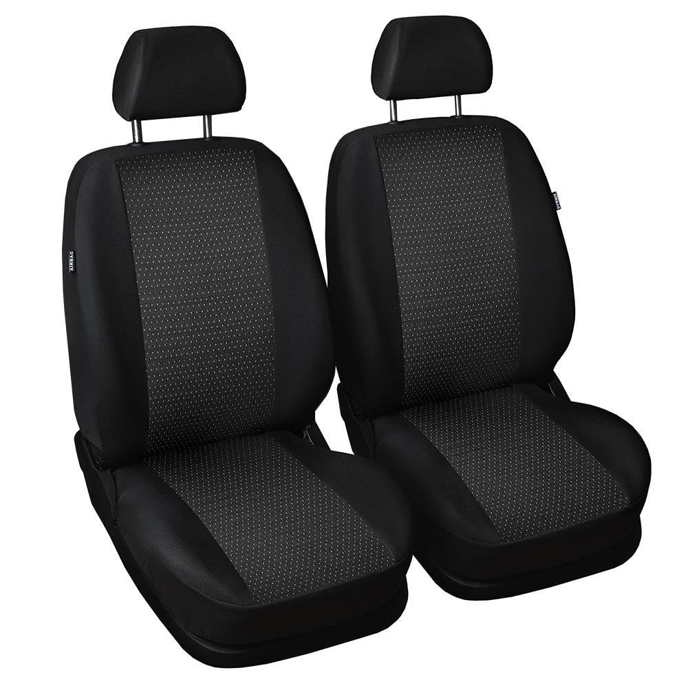 Mossa Fundas de Asientos a Medida aptas para Dacia Dokker (2012-2017) R1 | Furgoneta - solo asientos delanteros - dos individuales