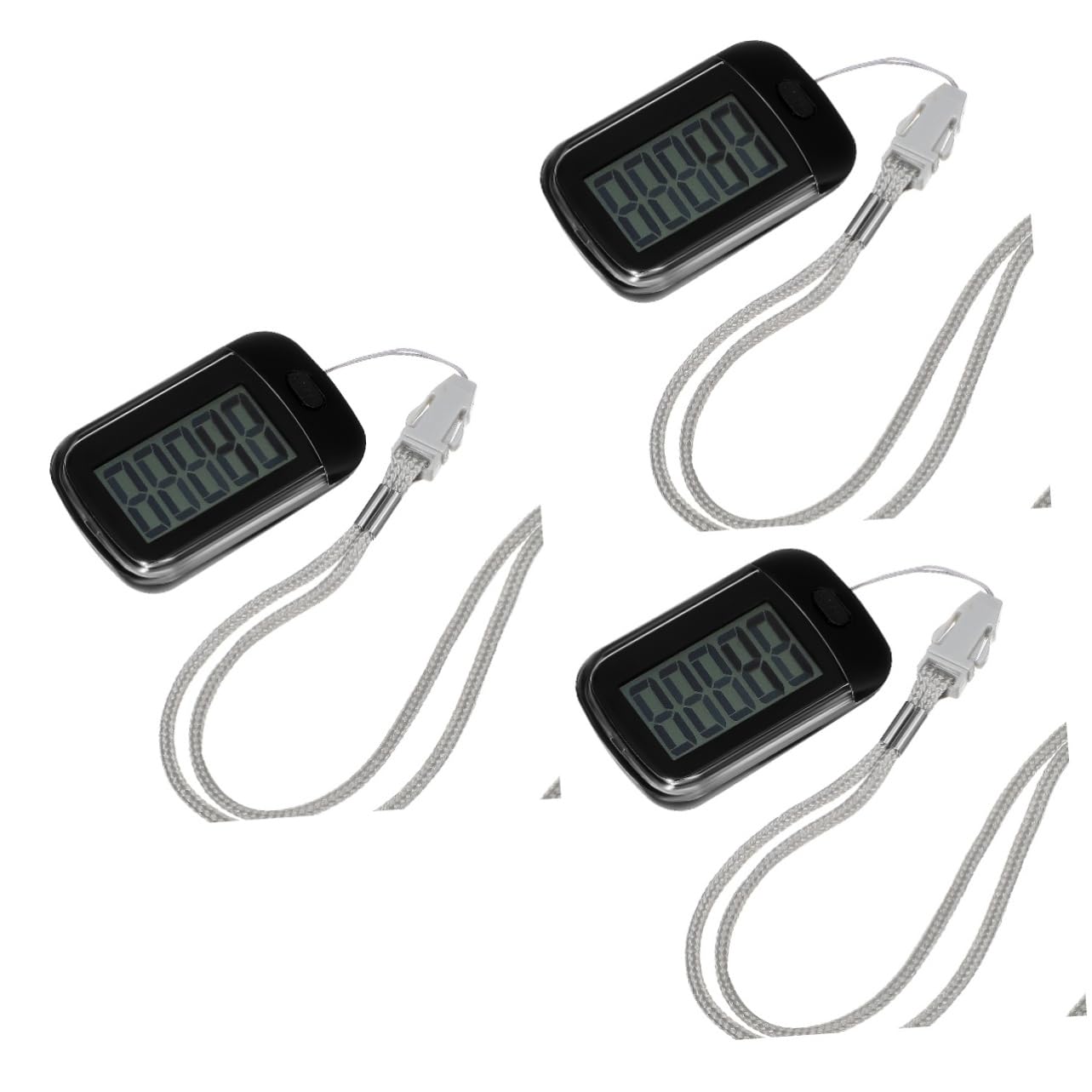 Pédomètre Capteur Marche Seniors Portable Petit Compteur De Précis Comptoir Mesure Montre Compteur De Clip sur Podomètre Traqueur avec Pince Agrafe Noir Plastique