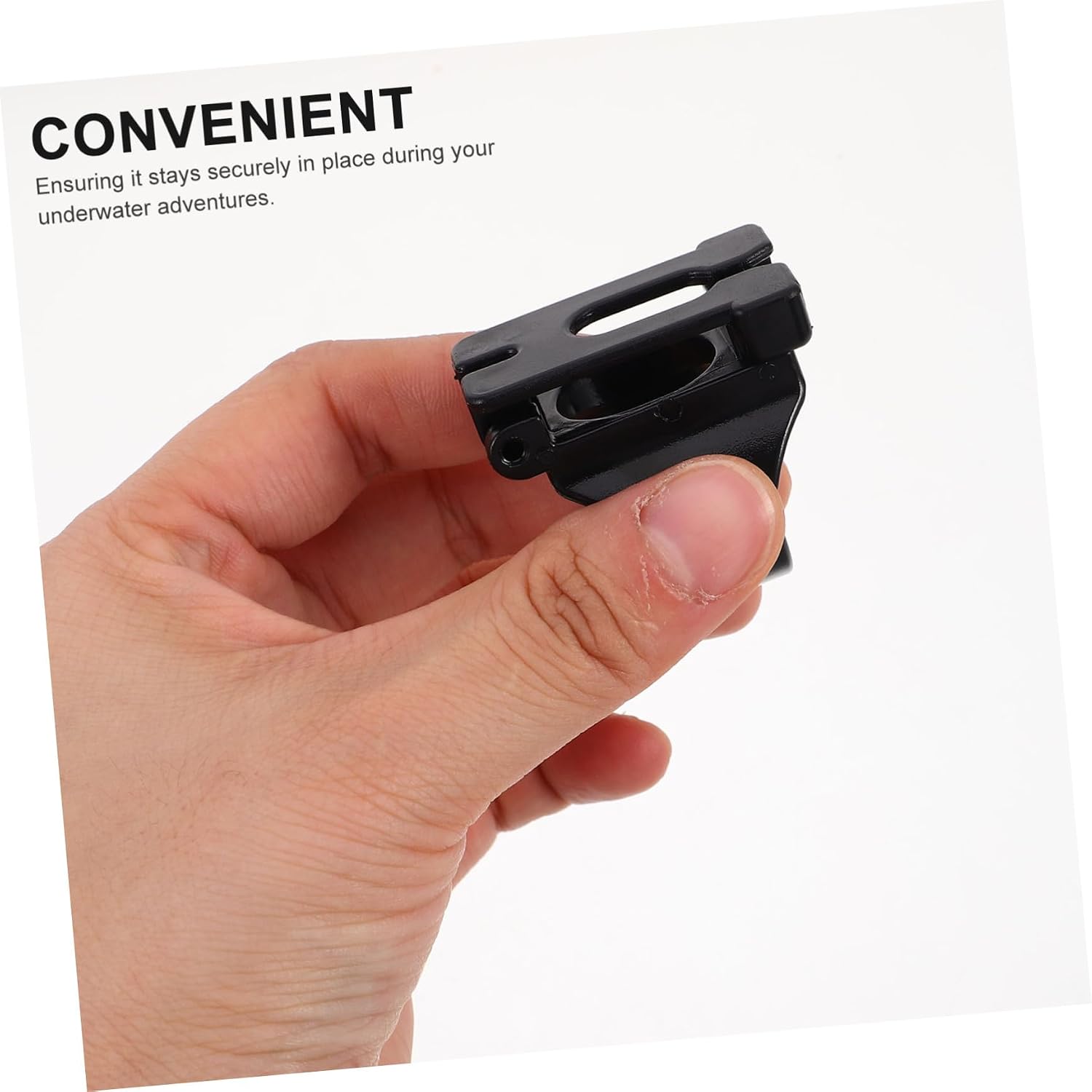 Hemoton 4pcs Plastic Dive Clip Keeper for Scuba Gear Lightweight and Sturdy Tube Retainers for Underwater Equipment Prevents Water Ingress for Diving Scenarios