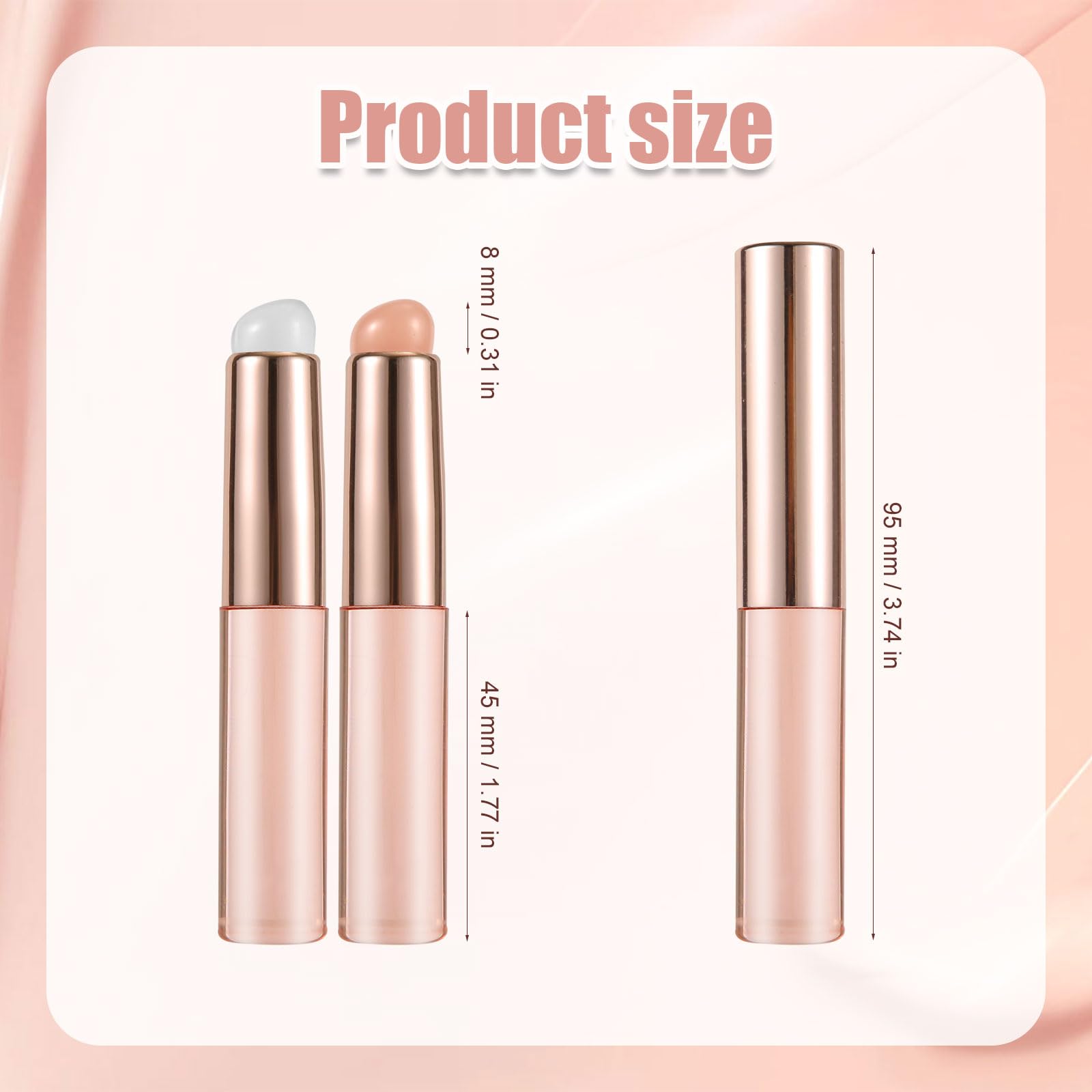 2 Pezzi Pennello per Labbra in Silicone, Applicatore Maschera Labbra con Cappuccio Multifunzionale Pennello Trucco per Rossetti Lucidalabbra Balsamo Labbra Correttore e Nail