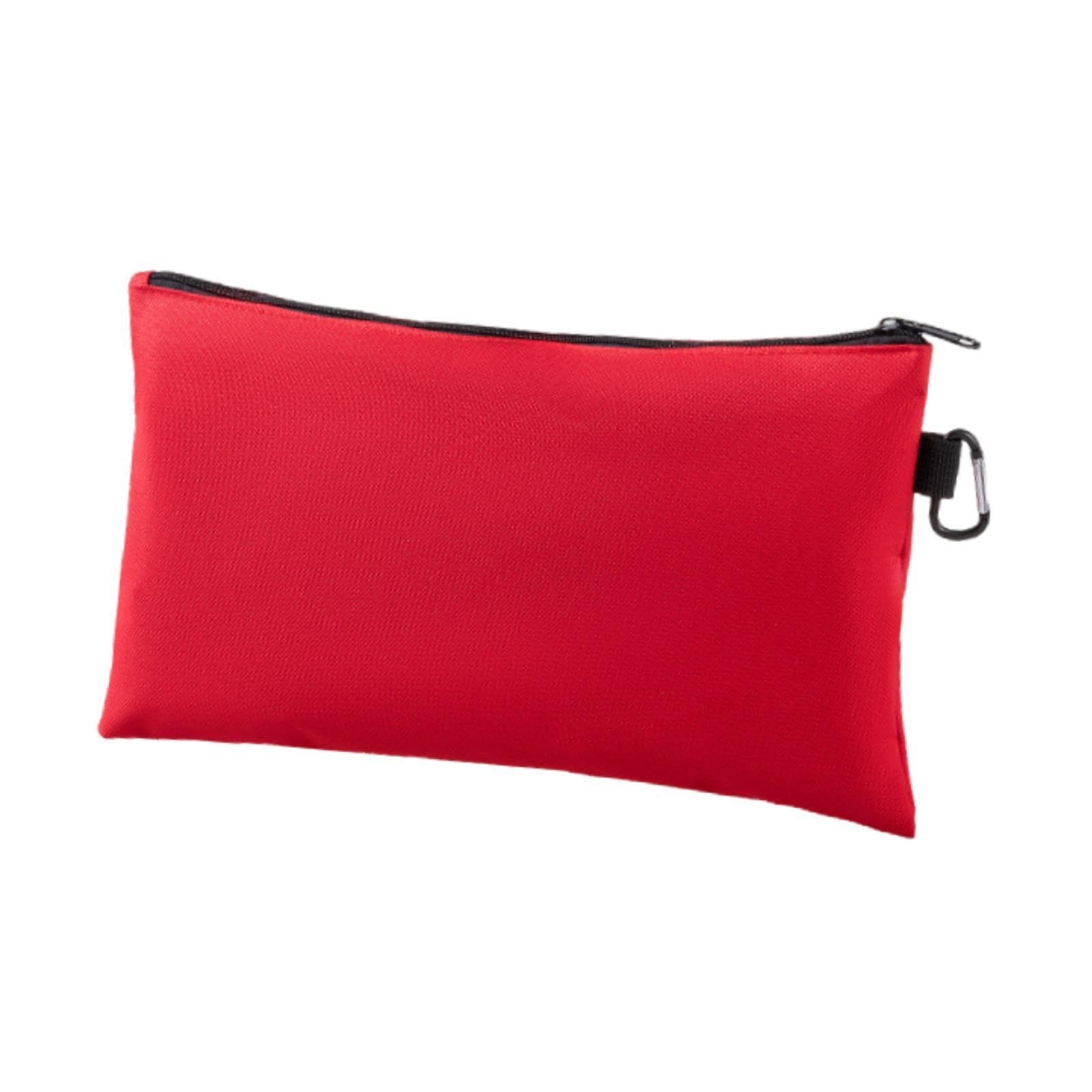 Zip Bag Waterproof Oxford Zip Pouch for Construction Woodwork Florists Red-image-43