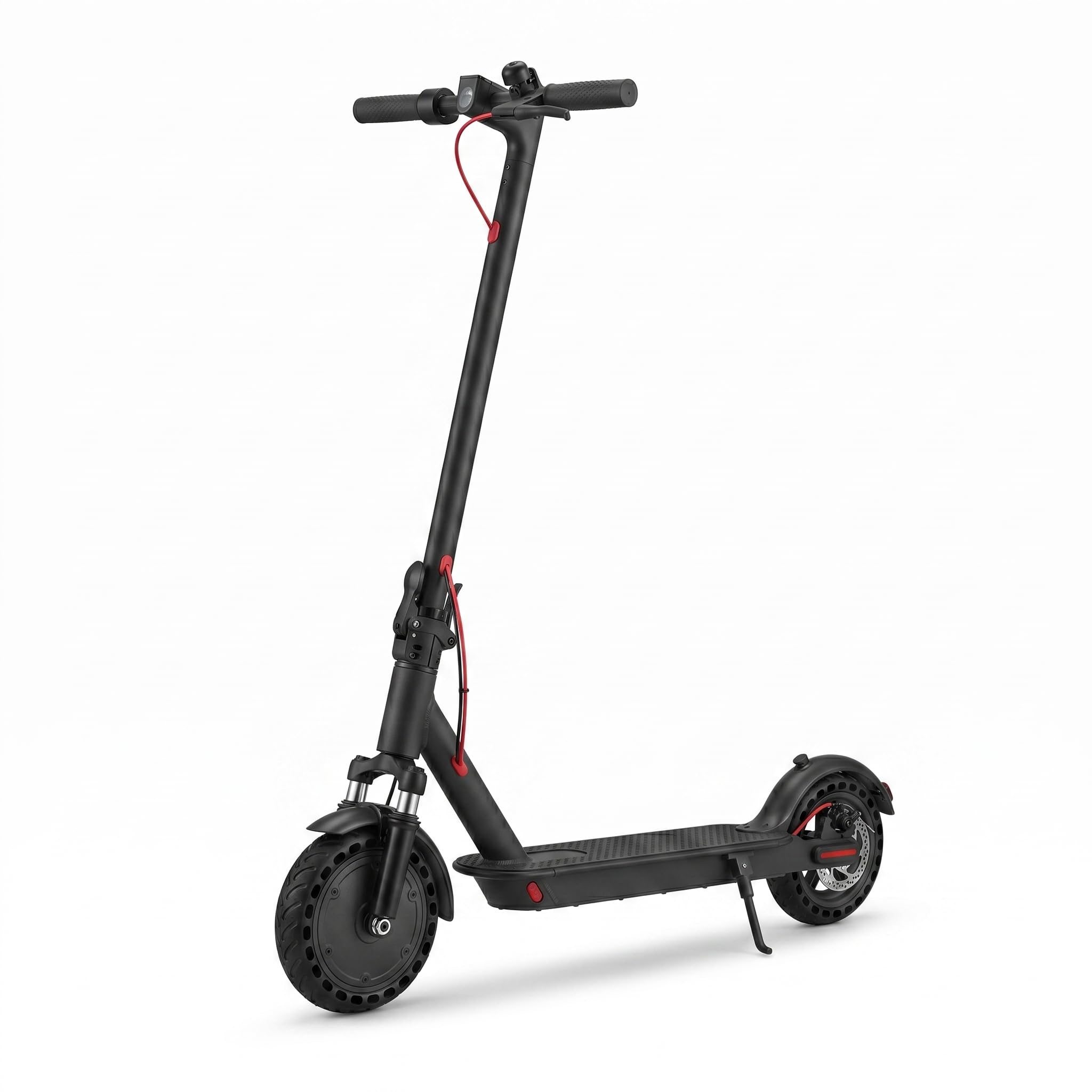Foldable Electric Scooter for Adults | 25 Km Range, 25 Km/h Speed | 250W Powerful Motor | LED Display | Front Suspension | Dual Brakes & Lights | Lightweight Portable E-Scooter for City Commute-image-0
