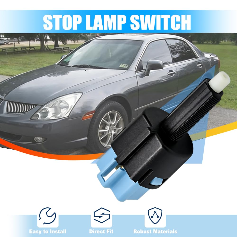 8614A183 Brake Stop Light Switch Compatible with Mitsubishi Diamante 1999-2004, Lancer 2002-2017, Mirage 2015-2017/G4 2017, Montero 2001-2006, Outlander 2003-2009