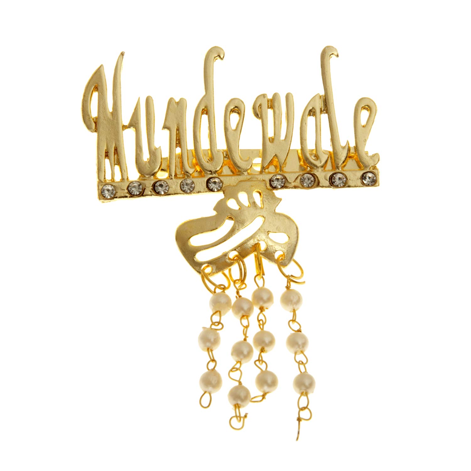 Wedding Mundewale Gold Plated Brouch/Brooch Pin for Men & Women (60-MUNDEWALE)