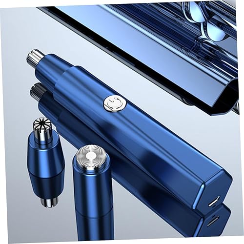 Miniatura 5 de Cortadora de pelo para barba para hombres, máquina de depilación nasal 2 en 1, hoja impermeable