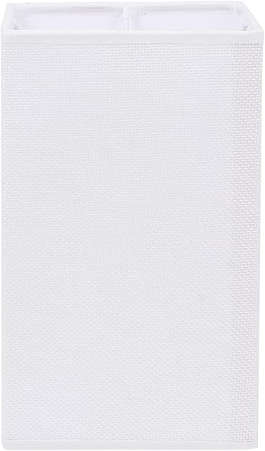 Uonlytech Light Shades E27 Square Cloth Lamp Shade Fabric Decorative Lampshade Dust- proof Covers For Table Light Chandeliers Wall Ceiling Lamp Decor Small Lamp Shades