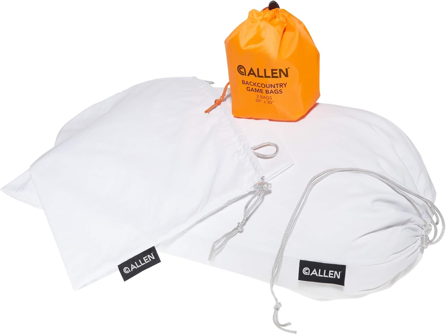 Allen Backcountry Quarter Bags / Meat Bags for Hunting - 4-Pack, Heavy Duty, Reusable, Drawstring, 2-Sizes, 20" x 30" : Hunting Field Dressing Accessories : Sports & Outdoors