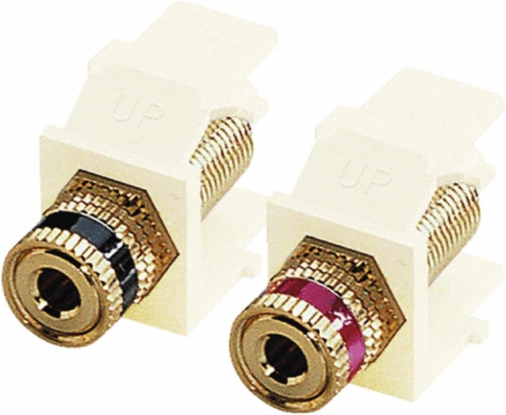 Leviton R164083300T Quick Port Binding Post, Light Almond