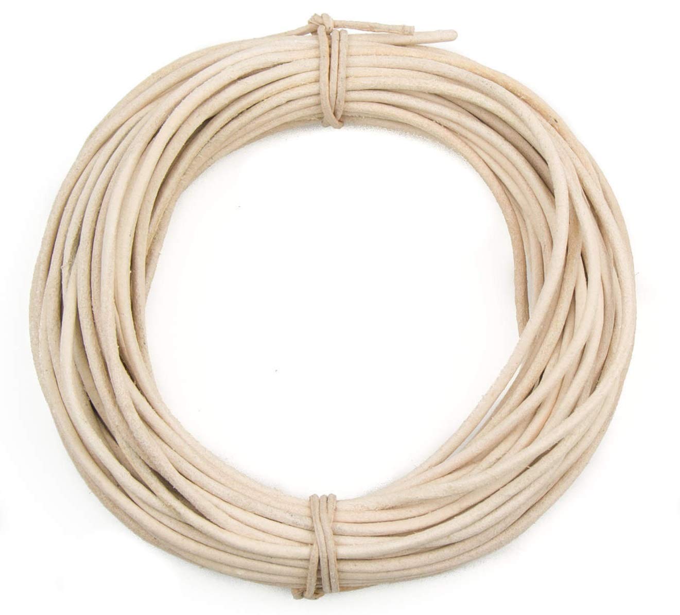 Rawhide Round Leather Cord 3mm, 3 Meters (3.28 Yards)